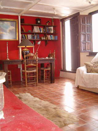 Dining area on upper storey